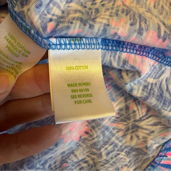 Lily Pulitzer Etta V-Neck T-Shirt - Women’s Small - Picture 8 of 8